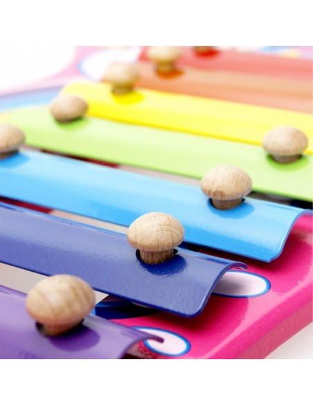 Kolorowe cymbałki 8-tonowe syrenka