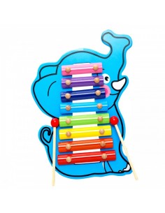 Kolorowe cymbałki 8-tonowe słoń 2