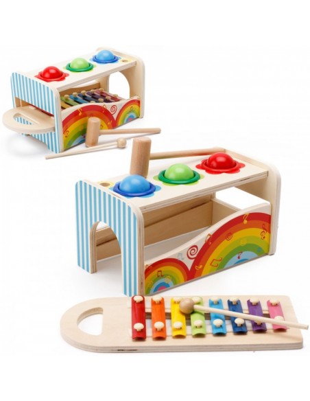 Przebijak z cymbałkami 2w1 