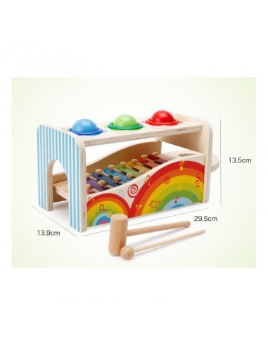 Przebijak z cymbałkami 2w1 