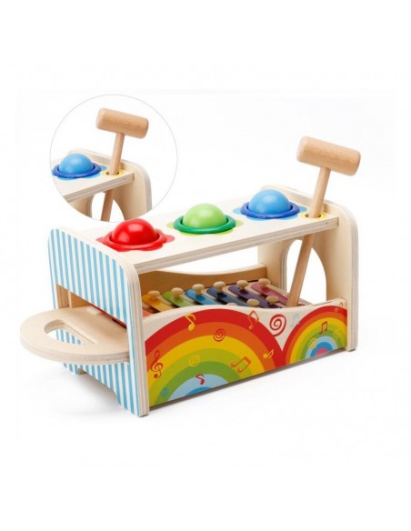 Przebijak z cymbałkami 2w1 