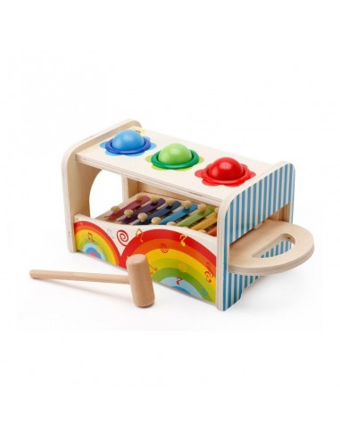 Przebijak z cymbałkami 2w1 