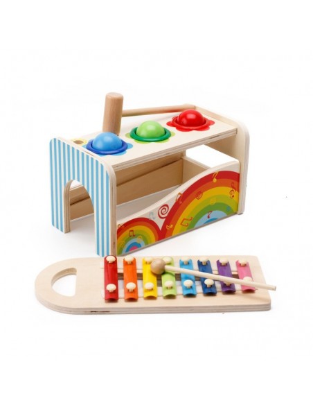 Przebijak z cymbałkami 2w1 