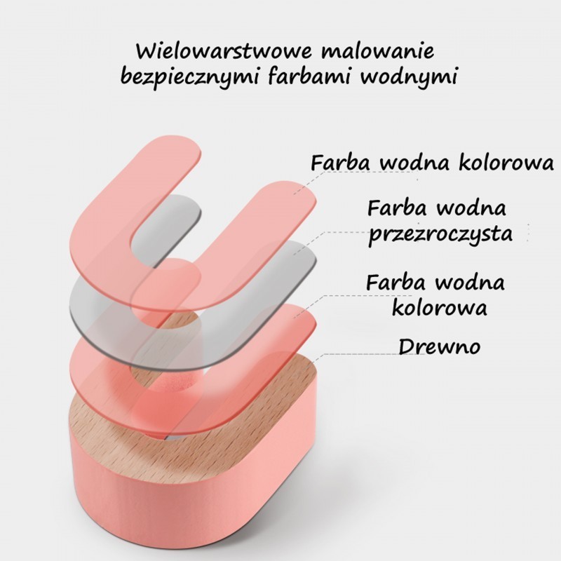 Pastelowa układanka cyfry