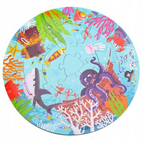 Rybki do łowienia + puzzle w wiaderku