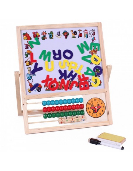 Tablica magnetyczna z liczydłem i zegarem