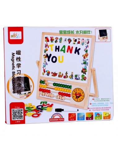 Tablica magnetyczna z liczydłem i zegarem