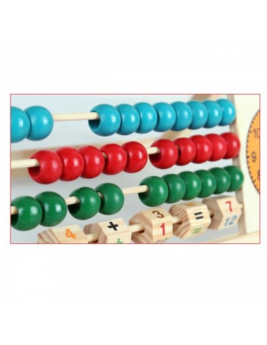 Tablica magnetyczna z liczydłem i zegarem