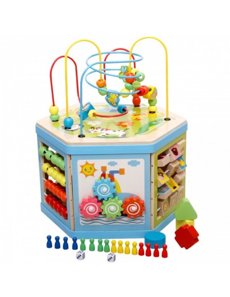 Kostka edukacyjna szesciokątna