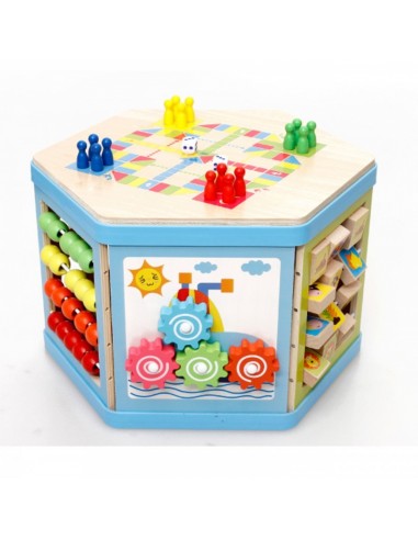 Kostka edukacyjna szesciokątna