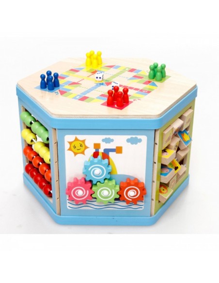 Kostka edukacyjna szesciokątna