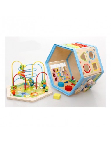 Kostka edukacyjna szesciokątna