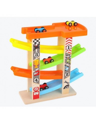 Kolorowa zjeżdżalnia 4-torowa 