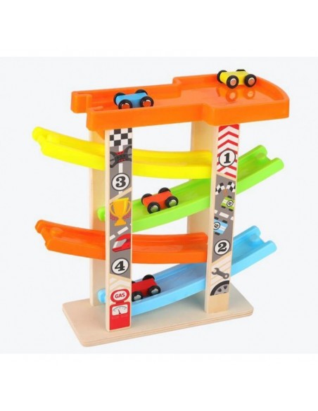 Kolorowa zjeżdżalnia 4-torowa 