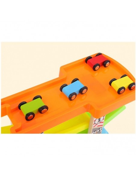 Kolorowa zjeżdżalnia 4-torowa 