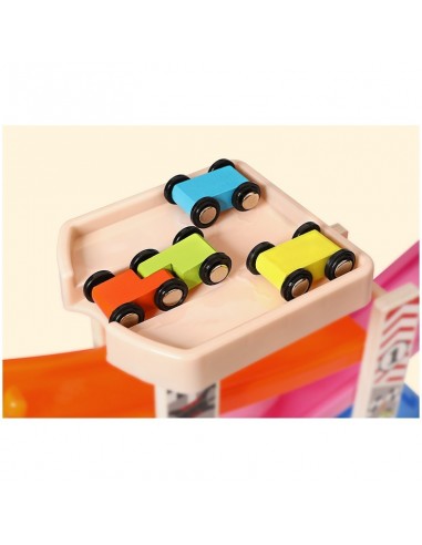 Duża kolorowa zjeżdżalnia 7-torowa 