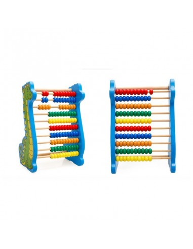 Kolorowe liczydło drewniane smok