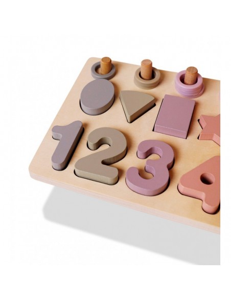 Nakładanka liczby i kształty 3w1