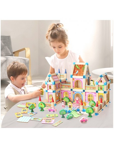 Duże klocki domek pałac 268 elementów