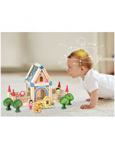 Duże klocki domek pałac 268 elementów