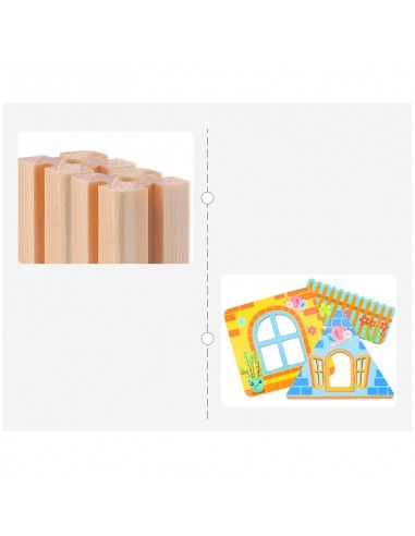 Duże klocki domek pałac 268 elementów