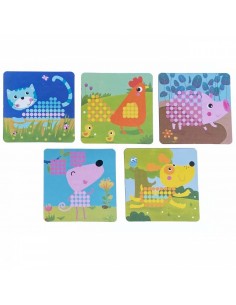 Drewniana gra grzybki Farma 2