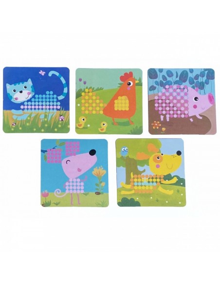 Drewniana gra grzybki Farma