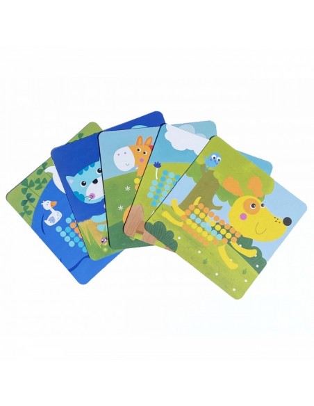 Drewniana gra grzybki Farma