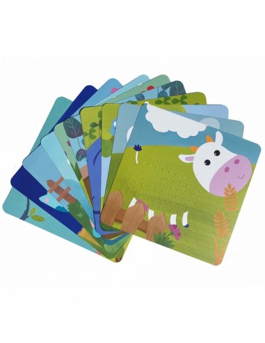 Drewniana gra grzybki Farma