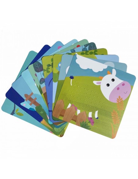 Drewniana gra grzybki Farma