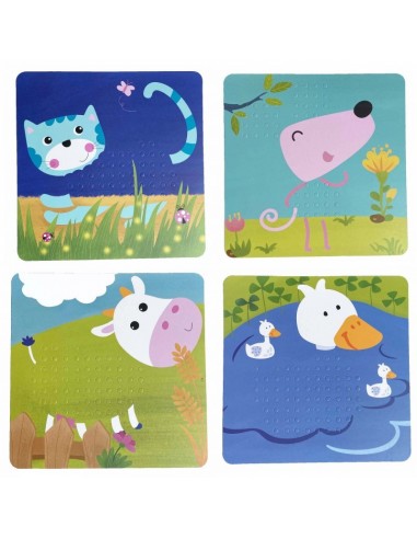 Drewniana gra grzybki Farma