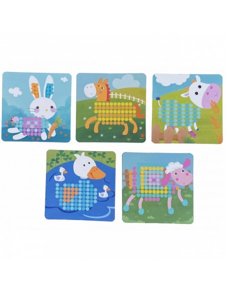 Drewniana gra grzybki Farma