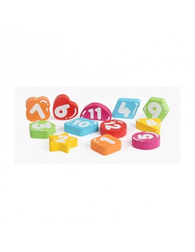 Drewniany zegar edukacyjny nauka liczenia