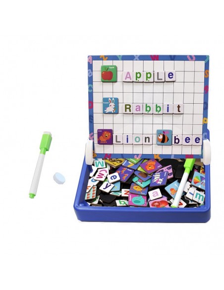 Edukacyjna tablica z magnesami alfabet