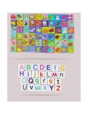 Edukacyjna tablica z magnesami alfabet