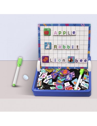 Edukacyjna tablica z magnesami alfabet