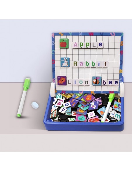 Edukacyjna tablica z magnesami alfabet