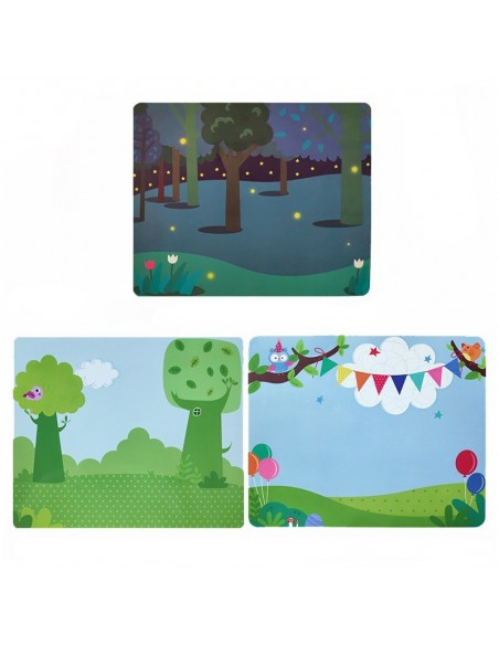 Edukacyjna tablica z magnesami las zwierzęta