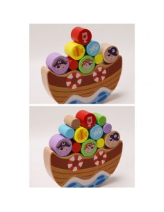 Gra zręcznościowa balansujący drewniany statek 2