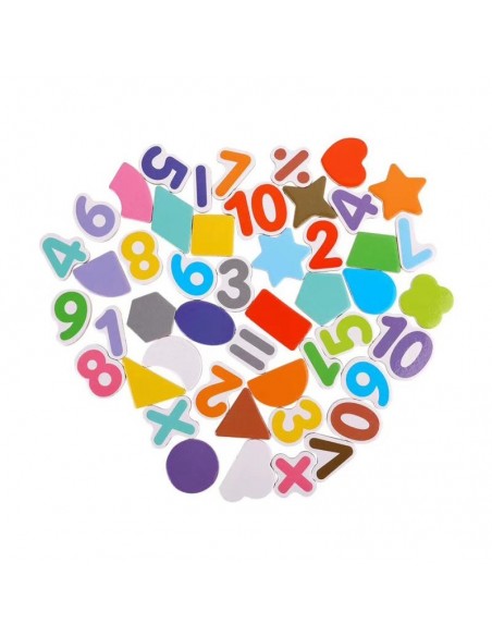 Drewniana tablica magnetyczna skrzynka nauka liczenia