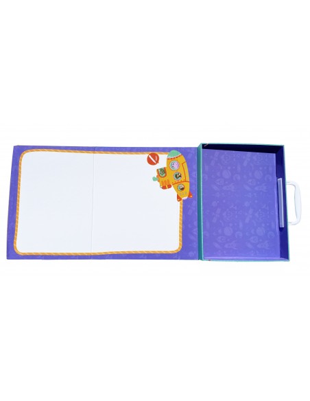 Puzzle magnetyczne pojazdy w walizce tablica