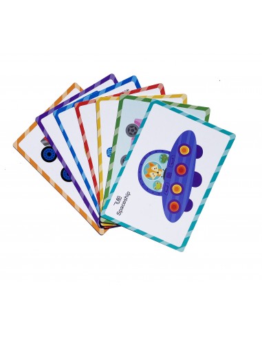 Puzzle magnetyczne pojazdy w walizce tablica