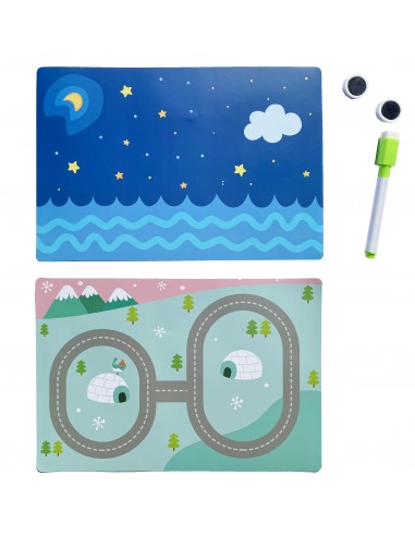 Puzzle magnetyczne pojazdy w walizce tablica