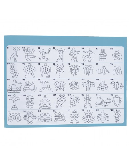 Puzzle magnetyczne kształty tablica