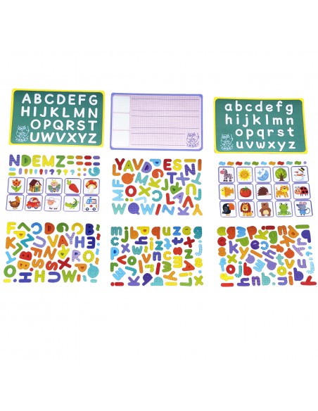 Magiczne pudełko alfabet i kształty