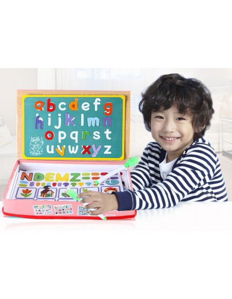 Magiczne pudełko alfabet i kształty