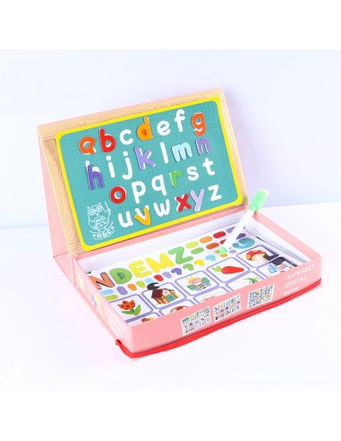 Magiczne pudełko alfabet i kształty