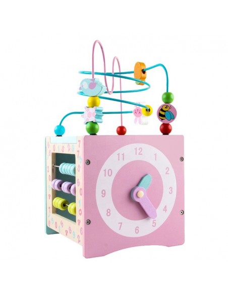 Kostka edukacyjna różowa