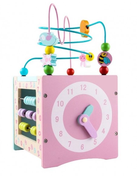 Kostka edukacyjna różowa