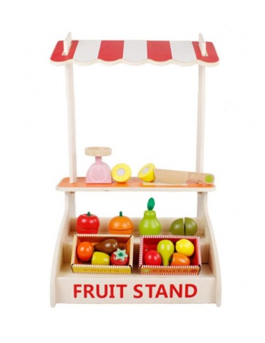 Drewniany sklep warzywniak